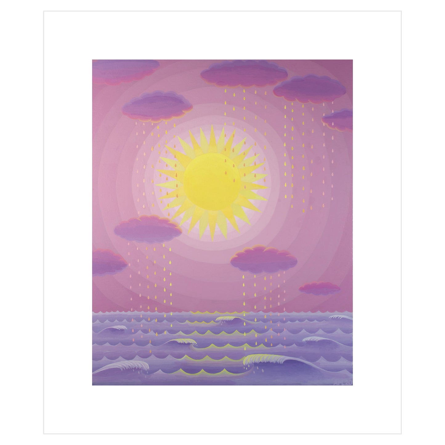 Lavender Seascape