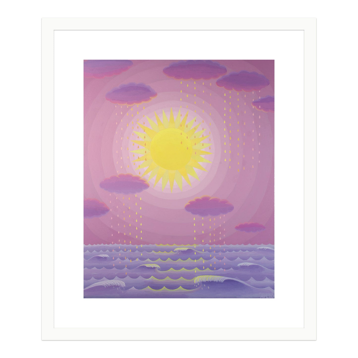 Lavender Seascape